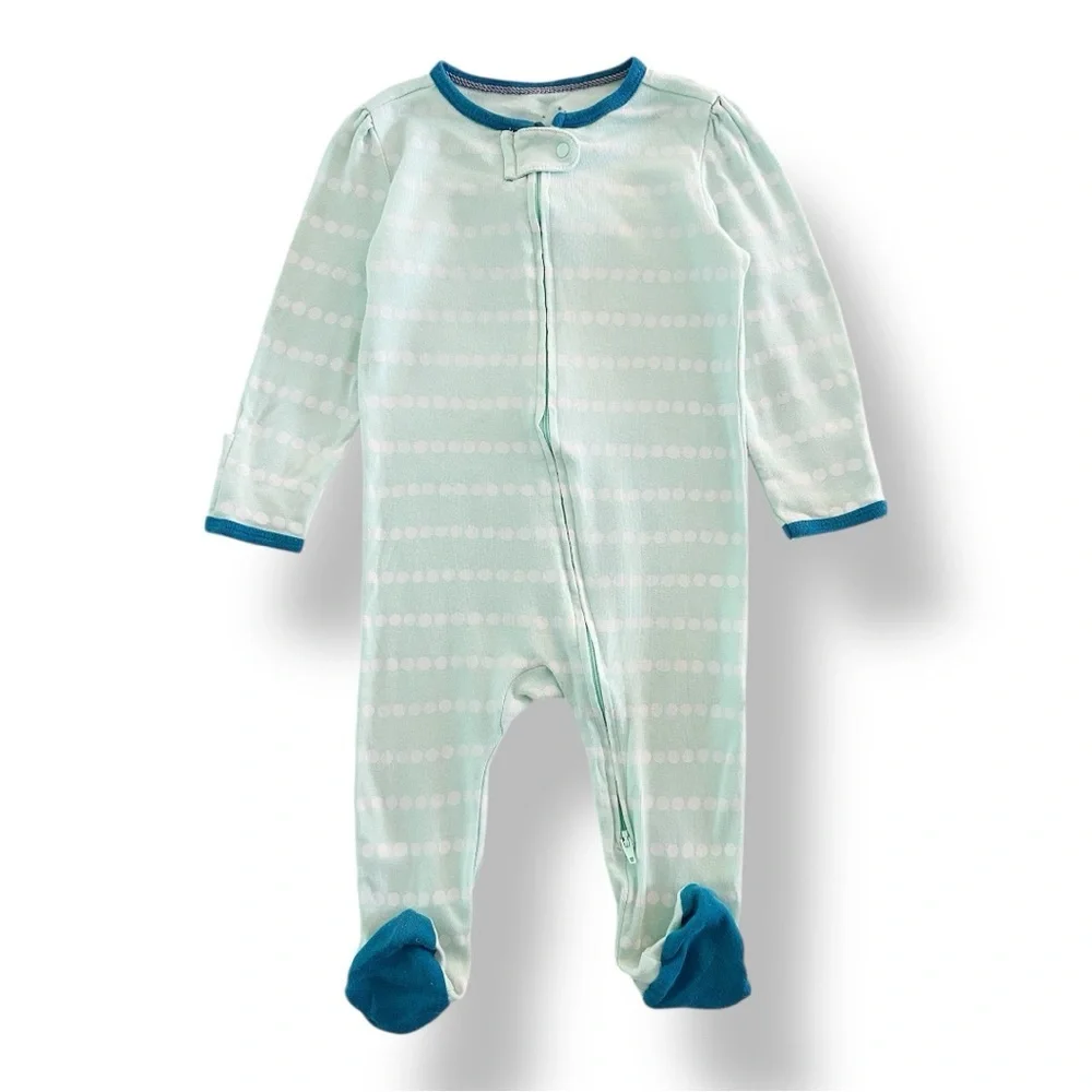 cloud island | Three Patterned Footie Sleepers (6-9 mos) ☁️ - Picture 5 of 6